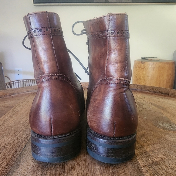 Thursday Boot Co Leather Wingtip Boots Mens Size 9 - Picture 3 of 13